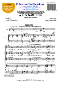 Fraser: Boy Was Born