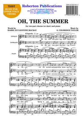 Coleridge-Taylor: Oh, The Summer