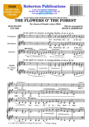 Roberton Flowers O The Forest Presto Sheet Music