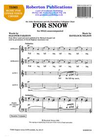 Nelson H: For Snow