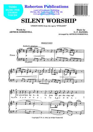Handel Gf: Silent Worship (Key G)
