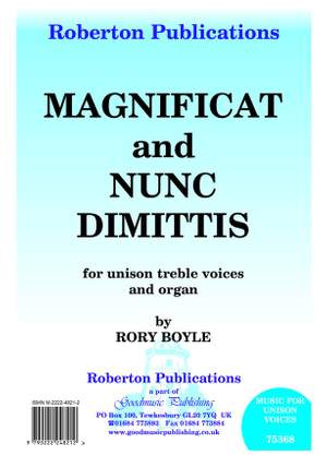Boyle: Magnificat And Nunc Dimittis