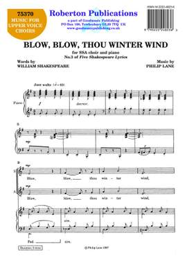 Lane P: Blow Blow Thou Winter Wind