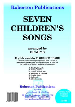Brahms: Seven Children's Songs