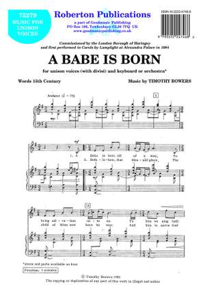 Bowers: Babe Is Born