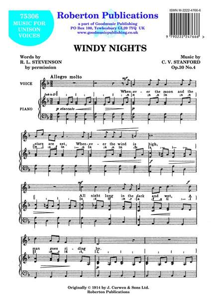 Stanford: Windy Nights