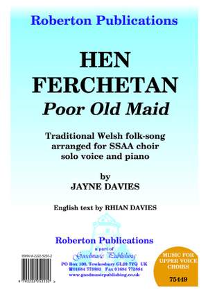 Davies Jayne: Hen Ferchetan (Poor Old Maid)