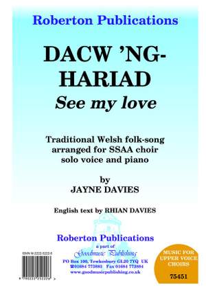 Davies Jayne: Dacw 'nghariad (See My Love)