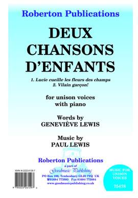 Lewis P: Deux Chansons D'Enfants