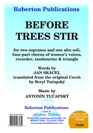 Tucapsky: Before Trees Stir