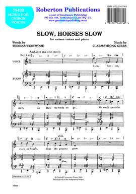 Armstrong Gibbs: Slow Horses Slow (A Minor)