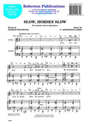 Armstrong Gibbs: Slow Horses Slow (A Minor)