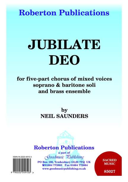 Saunders: Jubilate Deo