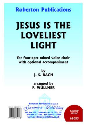 Bach Js: Jesus Is The Loveliest Light