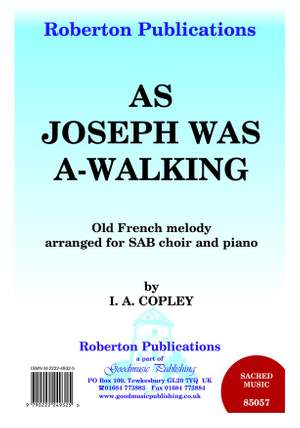 Copley: As Joseph Was A-Walking