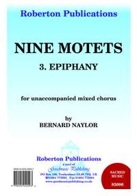 Naylor B: 9 Motets - No.3  (Epiphany)