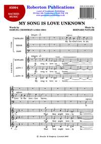 Naylor B: My Song Is Love Unknown