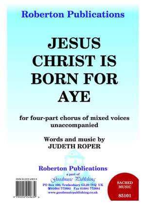 Roper: Jesus Christ Is Born For Aye