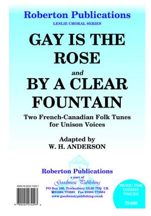 Anderson: Gay Is The Rose+By A Clear Fountain