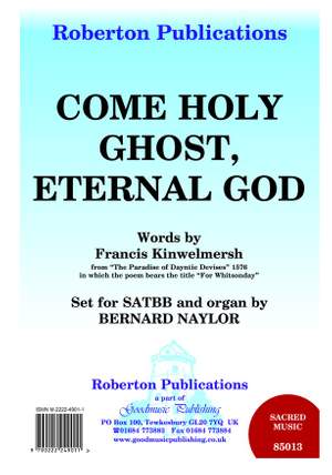 Naylor B: Come Holy Ghost Eternal God