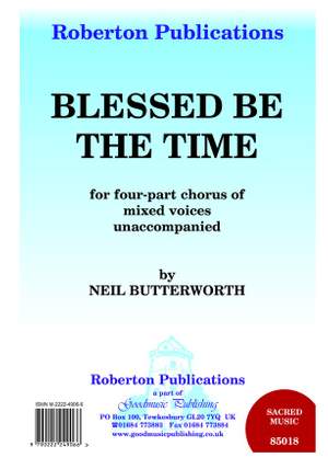 Butterworth: Blessed Be The Time