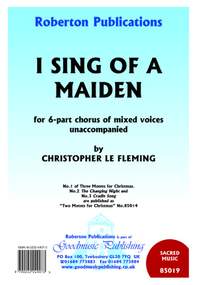 Le Fleming C: I Sing Of A Maiden