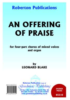 Blake: Offering Of Praise