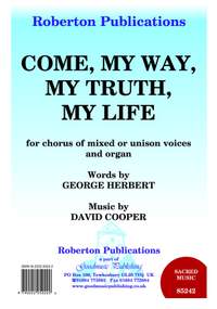 Cooper: Come My Way My Truth.. Satb Or Unis
