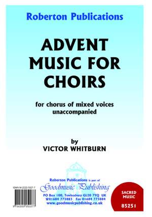 Whitburn: Advent Music For Choirs