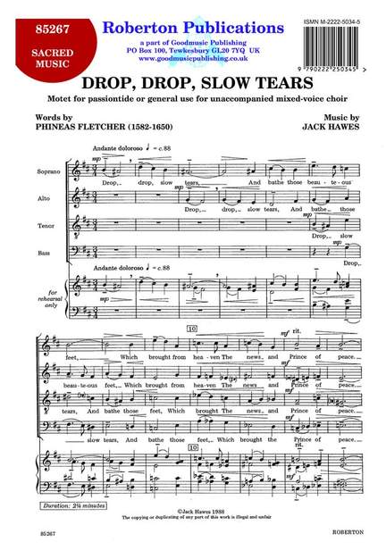 Hawes J: Drop Drop Slow Tears