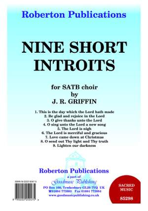Griffin: Nine Short Introits Product Image