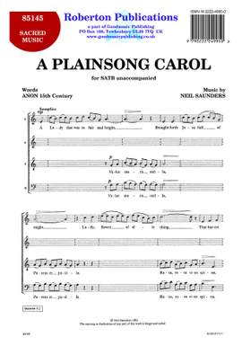 Saunders: Plainsong Carol