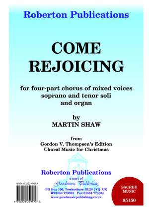 Shaw: Come Rejoicing