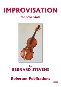 Stevens B: Improvisation For Solo Viola