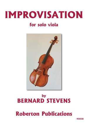 Stevens B: Improvisation For Solo Viola