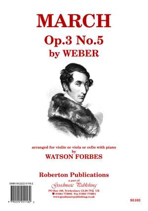 Weber: March Op.3 No.5 (Vln Or Vla Or Vc)