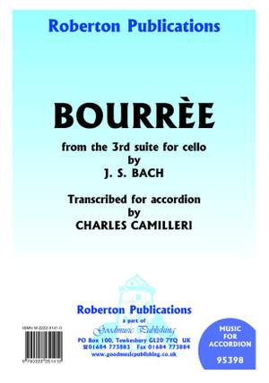 Bach Js: Bourree (From Cello Suite 3)
