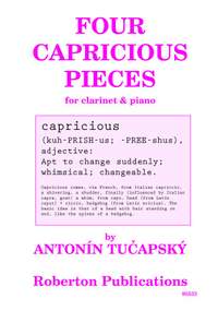 Tucapsky: Four Capricious Pieces
