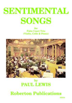 Lewis P: Sentimental Songs Palm Court Trio