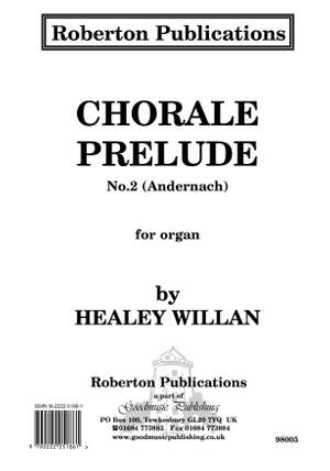 Healey Willan: Chorale Prelude No.2 (Andernach)