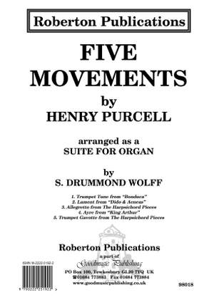 Purcell H: Five Movements (Arr.Wolff)