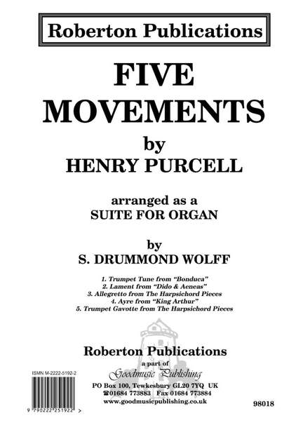 Purcell H: Five Movements (Arr.Wolff)
