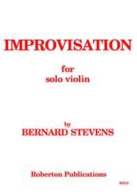 Stevens B: Improvisation For Solo Violin