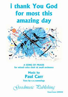 Carr P: I Thank You God Vocal Score