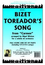 Bizet G: Toreador's Song (Arr.Wicken) Score
