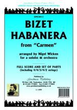Bizet G: Habanera From Carmen (Wicken) Score