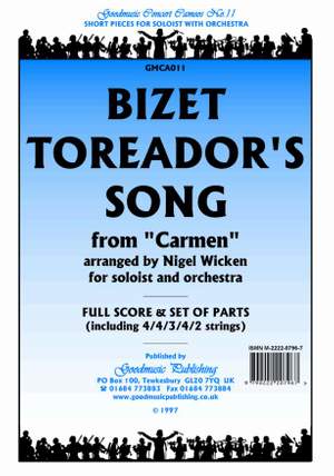 Bizet G: Toreador's Song (Arr.Wicken)