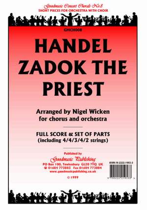 Handel Gf: Zadok The Priest (Wicken)