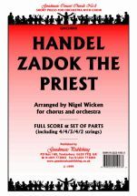 Handel Gf: Zadok The Priest (Wicken) Score
