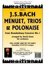 Bach Js: Menuet,Trios & Polonaise Score